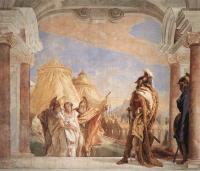 Tiepolo, Giovanni Battista - Villa Valmarana Eurybates and Talthybios Lead Briseis to Agamemmon